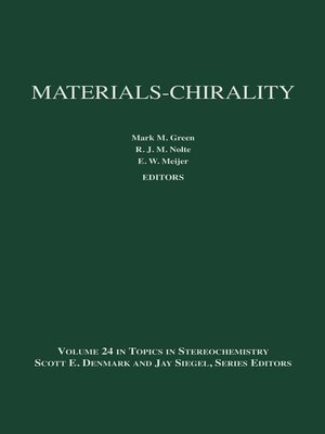 cover image of Topics in Stereochemistry, Materials-Chirality